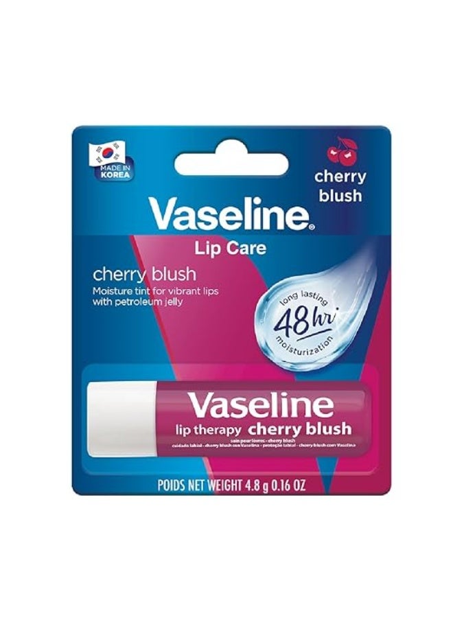 فازلين للعناية بالشفاه | مرطب شفاه ملون بلون الكرز الوردي | ترطيب يدوم حتى 48 ساعة | مع الفازلين وفيتامين هـ | 4.8 غرام - Image 1